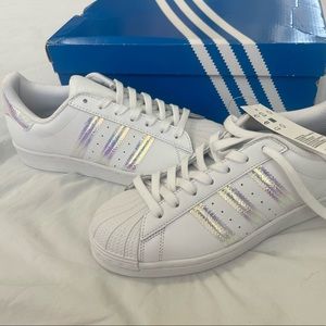 Adidas Superstar Iridescent Sparkle Big Kid 7
